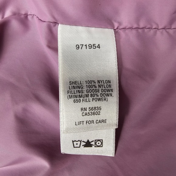 Cabelas Goose Down Puffer Vest Womens M Purple 650 Quilted Coat Outdoor Hiking - Picture 8 of 9